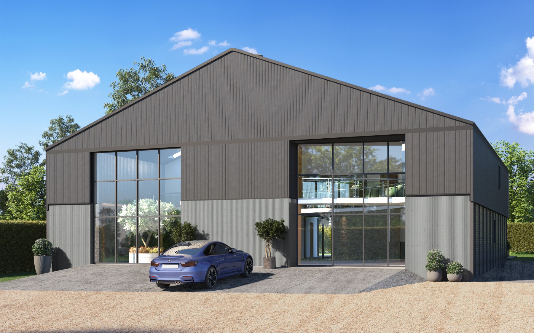 Stolwood Architects barn conversion front view